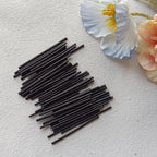 Pearled Candle Cotton Wicks 300-Pack for Sand Candles Making - 2Inch Metal-Free and Lead-Free Refill Sand Wax Wick for Candle Making DIY (Black)