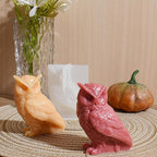 Animal & Owl Resin & Silicone Candle Mold Set - 3D Animal Mold for Home Decor & Candle Making