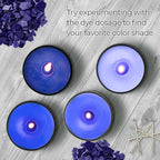 Dark Blue Candle Dye 2oz for Soy Candle Making – Highly Concentrated Candle Wax Dyes – Candle Shop Premium Color Dye Chips for Soy Wax, Beeswax, Paraffin