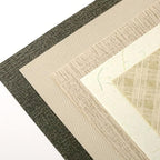 30 sheets Textured art Paper Assorted Set 5.8x8.3 Inch A5 mixed Special Craft Paper for Scrapbooking Junk Journaling Supplies dialy Plan gift Card Embellishments work (Green)