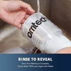 OMTech Laser Marking Spray, Metal Laser Marking Fluid for CO2 Laser Engravers, 8oz Aerosol High Contrast Black Spray for Laser Engraving Metal, Laser Ink Agent for Aluminum Stainless Steel Brass More