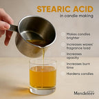 2.8 LB Stearic Acid for Candle Making, Soap Making, Lotion Making and Cosmetics - Vegetable Based