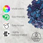 Aquamarine Candle Dye 2oz for Soy Candle Making – Highly Concentrated Candle Wax Dyes – Candle Shop Premium Color Dye Chips for Soy Wax, Beeswax, Paraffin