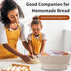 (6.7x4.7x3in) Mini Banneton Bread Proofing Basket Set of 6, Oval Sourdough Bread Basket with Liner Professional & Home Bread Baking Supplies (Small Oval)