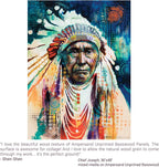 Ampersand Art Supply Unprimed Basswood Artist Panel, 7/8" Cradled Profile, 6"x12"