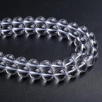 4MM 86PCS Natural Clear White Crystal Quartz Gemstone 3A Grade Round Loose Beads for Jewelry Making DIY Bracelet 1 Strand 15''
