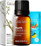 Gya Labs Myrrh Essential Oil - 0.34 Fl Oz - for Hair, Skin, Diffuser, Aromatherapy & DIY Candle Making Scent