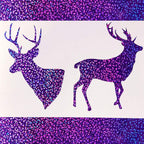 GIRAFVINYL Purple Holographic Vinyl Permanent, Purple Glitter Permanent Vinyl for DIY Helloweed Decorations, Signs, Home, and Car Decorations,12" x6ft