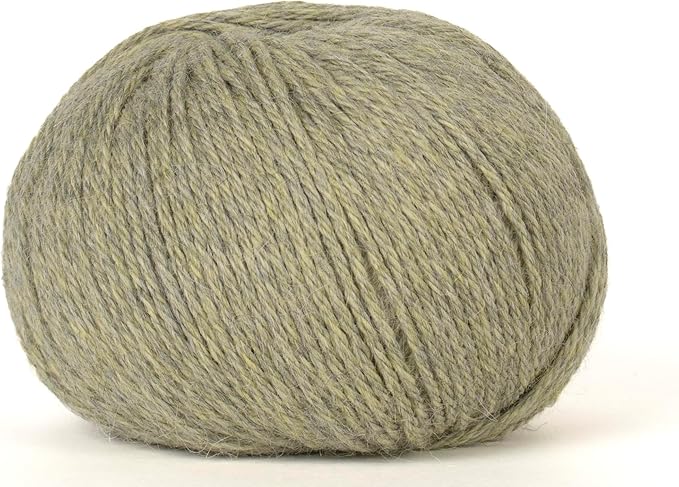 100% Baby Alpaca Yarn for Knitting & Crocheting - Set of 2 Skeins of Premium Yarn DK - Lightweight, Hypoallergenic & Thermal Peru Made - Ideal for Delicate Projects (M723 - Moss Green)