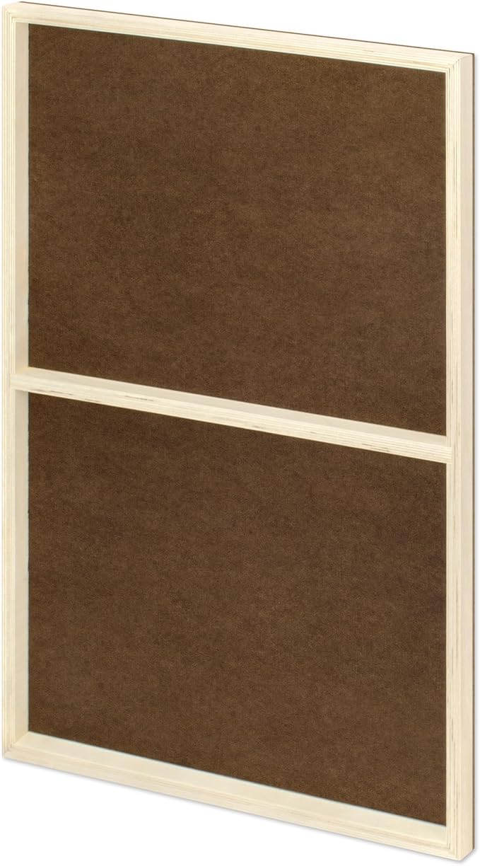 Ampersand Art Supply Wood Painting Panel: Museum Series Claybord, 24" x 36", 3/4" Cradled Profile