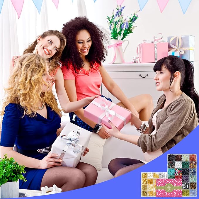 ygorios Jewelry Making Kit for Adults - 1760 PC Crystal Beads, 800 PC Jewelry Findings, DIY Bracelet, Earring