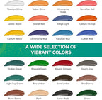 Norberg & Linden Acrylic Paint Set - Canvas and Acrylic Paint Sets for Adults, Teens, Kids - Includes 24 Vivid Colors, 3 Painting Canvas Panels, 6 Assorted Brushes & 1 Paint Knife