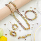 Ferreve 600 Pcs Fall Spacer Beads for Jewelry Making 8mm Yellow Brown Orange Rhinestone Crystal Spacer Beads for Beaded Pens DIY Thanksgiving Autumn Harvest Holiday Bracelet Necklace Gifts Crafts