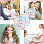 SUREHOME Jewelry Making Kit for Girls 8-12, 110 Pcs Charm Bracelet Making Kit DIY Toy Art and Crafts for Kids Ages 4-8 Birthday Christmas Gifts for Little Girls 5 6 7 9 10 11 Years Old Trendy Stuff