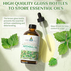 EVOKE OCCU Patchouli Essential Oil for Diffuser Skin Fragrance DIY Candle Soap Making - 4 FL Oz