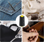 1500 Yards Denim Thread for Jeans, 20s/2 Polyester Thread, Sewing Threads for Sewing Machine, Heavy Duty ThickThread for Canvas, Aprons, Denim, Leather, Shoes Bag