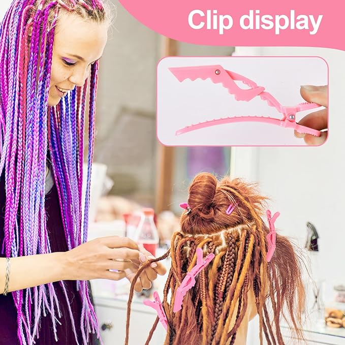 SWEET VIEW Crochet Hooks for Hair Set with 5pcs Different Size Crochet Needle, Latch Hook for Passion Twist Crochet Hair Extensions