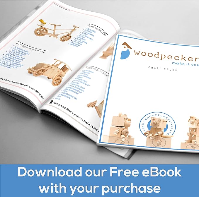 Wood Peg Dolls, 2-3/4 Inch Gnome Shape Unfinished Wooden Peg People, Pack of 10 Dolls, Strong Birch Wooden People Figures