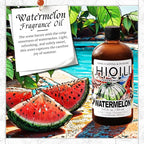 HIQILI Watermelon Fragrance Oil for Candle & Soap Making, DIY Fruity Perfume, Bath Bombs, Long-Lasting Diffuser Oil, Skin Care - 5.07 Fl Oz