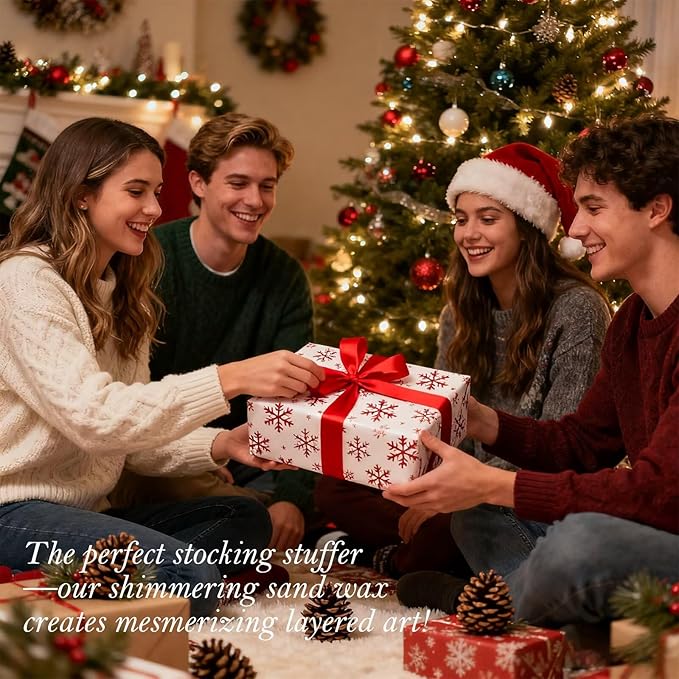 Aufien Candle Sand with Wicks,21.4 Oz Pearled Candle, DIY Bead Powder Sand Wax Making kit Refillable Non Toxic for Handmade, Wedding and Halloween Christmas Decorations White Fresh Lemon Scented