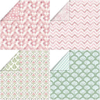 Scrapbook Paper 12x12, 24 Sheets/24 Designs Double-Sided Colorful Style Scrapbooking Pad Decorative Paper for Junk Journals Greeting Cards Decoration