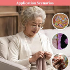 Wonafa 50 Pcs Helical-Shaped Crochet Markers Ring,Boxed Crochet Rings,Multicolor Metal Stitch Markers Knitting Stitch Markers for Sewing Knitting DIY and Handmade Crafts (Spiral-50Pcs)