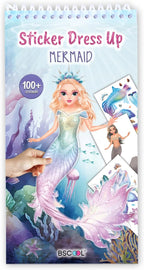 Sticker Dress up Mermaid - Sticker Activity Book for Kids. Learn Girls Fashion Design for Mermaid with Stickers and Guides for Kids 5 and up. Little Designer Creativity Book