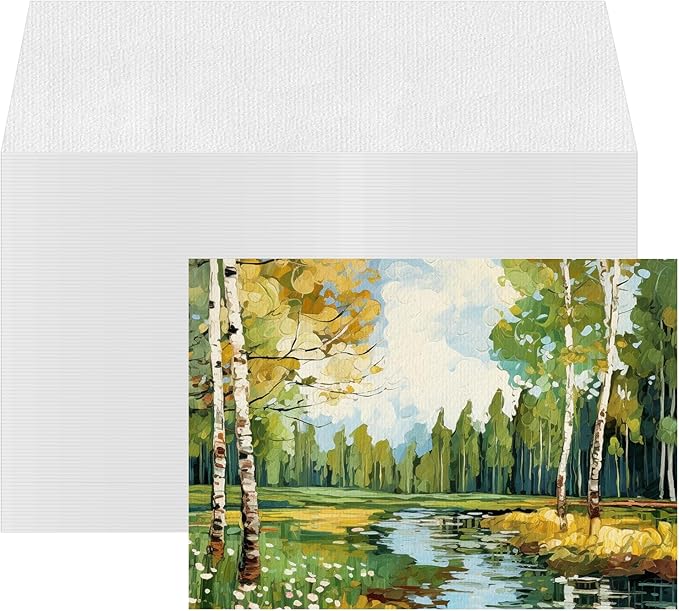 ZAYOUAU 400 Sheets Watercolor Paper Bulk, 5 x 7 inch 300 GSM Cotton White Cold Press Art Painting Paper for Kids, Beginning Academy Artist Loose Drawing Paper Watercolors Sketch Acrylic Painting