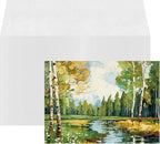 ZAYOUAU 400 Sheets Watercolor Paper Bulk, 5 x 7 inch 300 GSM Cotton White Cold Press Art Painting Paper for Kids, Beginning Academy Artist Loose Drawing Paper Watercolors Sketch Acrylic Painting