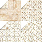 Scrapbook Paper 12x12, 24 Sheets Double-Sided BOHO Patterned Assorted Colors Decorative Crafting Paper for Origami Classroom Crafting Projects