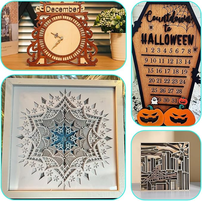 DLC 80W Laser Engraving Cutting Module with Built-in Air Assist, 10W(10000mW) Output Power,Built-in FAC,Compressed Spot CNC Carving DIY Laser Master for Laser Cutter Laser Engraver Machine - Class 4