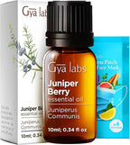 Gya Labs Juniper Berry Essential Oil - 0.34 Fl Oz - for Hair, Skin, Diffuser, Aromatherapy & DIY Candle Making Scent