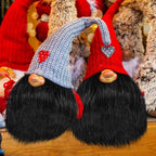 Tatuo Faux Fur Fabric Christmas Fluffy Fuzzy Craft Fake Fur Cuts Shaggy Synthetic Plush Patch Sewing DIY Winter Halloween Costume Gnome Beard Miniature Dolls Rugs Mats Gift(Black,2 x 100 Inch)