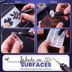 Smotche Customizer Engraving Pen for All Materials - Cordless Portable Engraver Pen for Artists & DIYers - Engrave 50+ Surfaces - Rechargeable