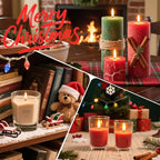 Aufien Candle Sand with Wicks,21.4 Oz Pearled Candle, DIY Bead Powder Sand Wax Making kit Refillable Non Toxic for Handmade, Wedding and Halloween Christmas Decorations White Fresh Lemon Scented