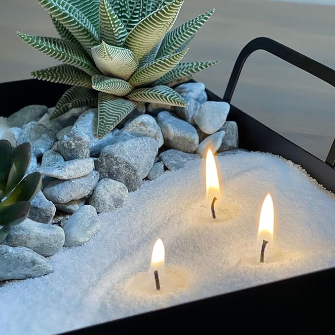 2" Black Cotton Candle Wicks 300 Pack – Metal-Free & Lead-Free for Pearled Candles Sand Wax Extra Refill, DIY Candle Making