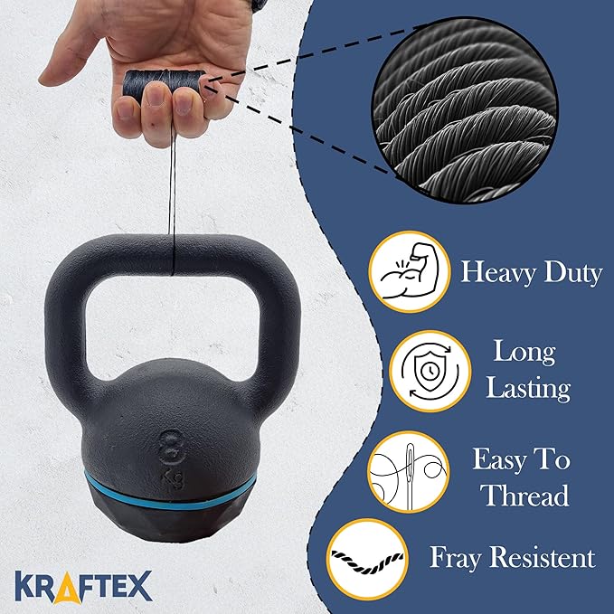 Waxed Thread 3X Wax Thread, 65 Yardx0.8mm Wax String, 150D Waxed Leather String in Black, Brown and White Perfect Dream Catcher Supplies