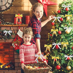 DECYOOL 4 Rolls 100 Yards Christmas Ribbons 10mm Wide Holiday Metallic Glitter Ribbons for Gift Wrapping and DIY Craft, Gold & Silver