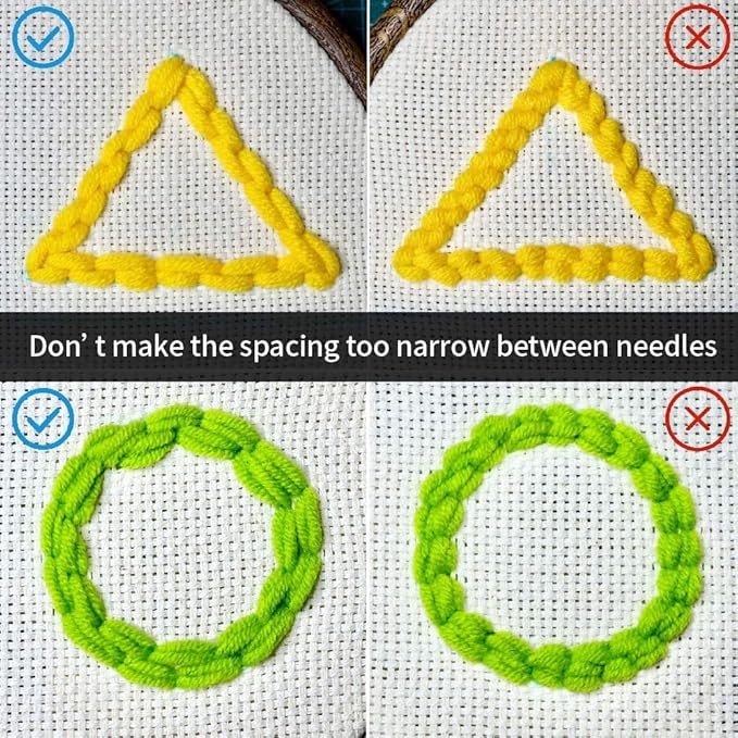 Hand U Journey Punch Needle Starter Kit | Rug Hooking Beginner's Set with Santa Claus and Christmas Tree Designs | Adjustable Punch Pen and Two 8.6'' Hoops | Ideal Craft Gift for Kids and Adults