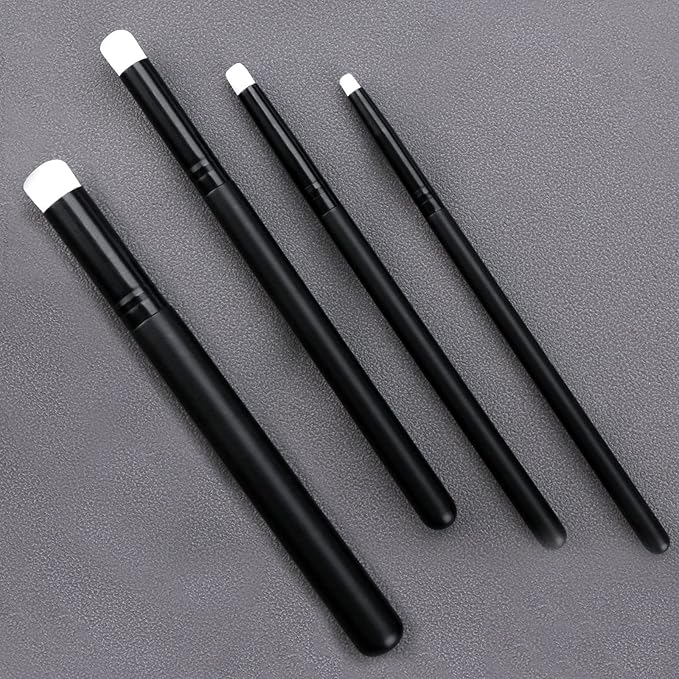 UNIMEIX Mini Blending Brushes for Card Making, Dry Miniature Painting Set Background Blender Paint Brushes Small Detailed Paint Watercolor Brushes (12 Pack)