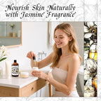 HIQILI Jasmine Fragrance Oil for Aromatherapy Diffuser, Floral Scent for Candle, Perfume Making, Skin Care, Laundry Essential Oil - 5.07 Fl Oz