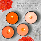 Orange Candle Dye 2oz for Soy Candle Making – Highly Concentrated Candle Wax Dyes – Candle Shop Premium Color Dye Chips for Soy Wax, Beeswax, Paraffin