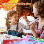 Soucolor Acrylic Paint Brushes Set, 10-Pack Round Pointed Tip Artist Paintbrushes for Acrylic Painting Oil Watercolor Canvas Boards Rock Body Face Nail Art,Black