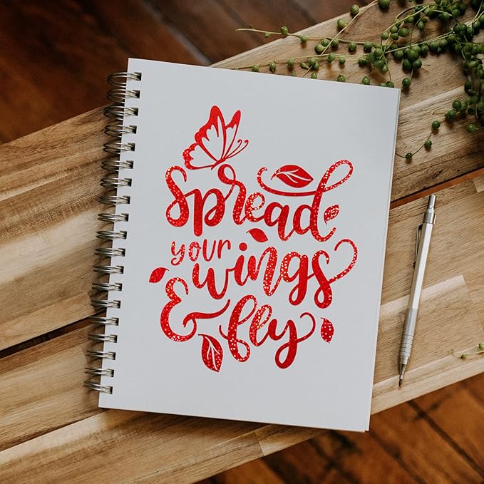 GIRAFVINYL Holographic Red Glitter Vinyl, -12” X 6ft Red Glitter Permanent Vinyl for Tumbler, Home and Car Decorations