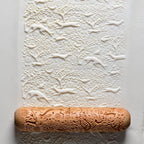 MKM Pottery Tools Wood Big Hand Rollers for Clay (BHR-111 Spring Awakening)