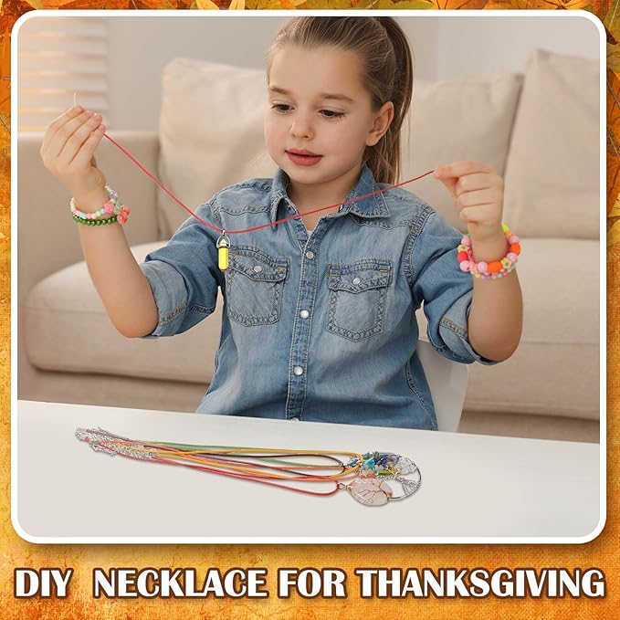 Tudomro 100 Pieces 20 Inch Waxed Leather Necklace Cord Bulk with Clasp Colorful Necklace Bracelet Chains String Rope Cord for Jewelry Making Pendants Charms(Fall Color)