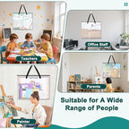 20x26 inch Art Portfolio Bags, Artwork Storage Case with Handle and Zipper, Mesh Waterproof Folder Organizer for Bulletin Boards, Scrapbooks, Keepsake and Poster Storage