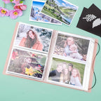 10 Pcs 0.3mm Magnet Sheets and 80 pockets/20 pages Storage Album for Stamp and Cutting Dies Storage Book Organizer Folder for Storage Die Cutting, DIY Scrapbooking Card Making Supplies (Orange)