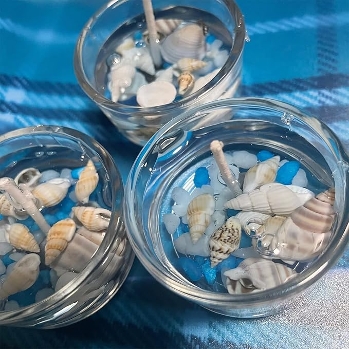 CoolCrafts 5 Pounds Transparent Gel Wax for Candle Making Clear Jelly Candle Wax for Decorative Projects