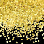 10 Grams 5mm/0.2" Gold Tiny Star Sew on Sequins Mini Hollow Star Sequins Embroidery Sequin with Holes DIY Loose Sequin for Sewing Dolls Jewelry Making Crafts